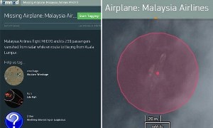 Citra Satelit Digital Globe Tampilkan Gambar Mirip MH370